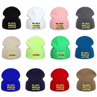 BLACK LIVES MATTER knitted hat woolen hat