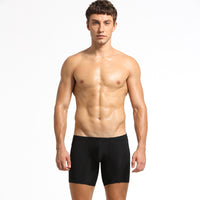 Men's Extended Underwear Ice Silk Solid Color Anti-wear
