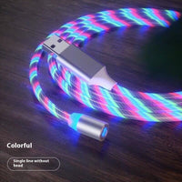 Magnetic Streamer Data Cable Type-c Mobile Phone Three-in-one Charge Cable