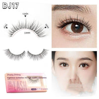 Eyelash Peak Natural False Eyelashes Sheer Root One-pair Package