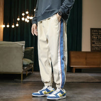 Men's Spring And Autumn Large Collar Pants