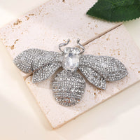 Antique Style Fully-jeweled Crystal Bee Brooch Men And Women Dopamine Retro