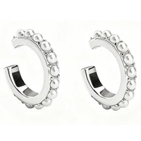 Sterling Silver 18K Electroplating Artistic Sense Pearl Ear Clip