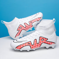 High-top Soccer Shoes Male Teenagers Broken Nail Tf Long Nail Ag Student Sports Competition Training Shoes