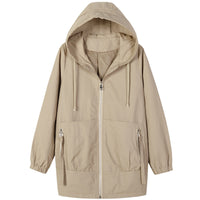 Casual Short Spring And Autumn Jacket Trench Coat