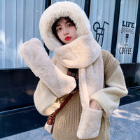 Cute Wool Knitted Hat With Warm Ear Protection