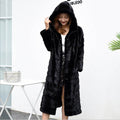 Fur Long Coat Thickened Warm