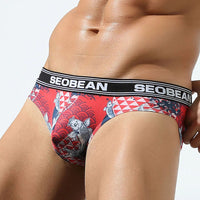 Goldfish Printed Men's Ice Silk Underwear