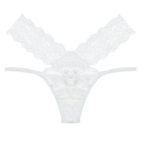Alluring low waist cutout briefs