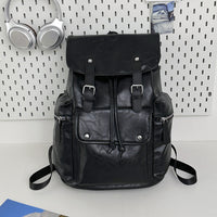 Solid Color Simple Couple Convenient Travel Large Capacity Backpack