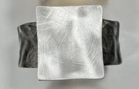 Original Geometric Brushed Square Metal Advanced Simple Elegant Bracelet