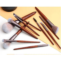 Color fiber hair makeup brush