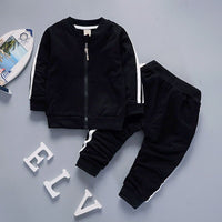 Spring And Autumn Casual Sports Suit Zipper Jacket Two-piece Pants