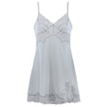 Lace deep V backless nightdress