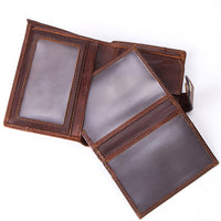 Men's high-end suede leather business wallet