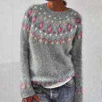 Hot Sale Round Neck Loose And Stylish Long Sleeves Sweater