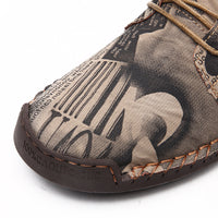 Plus size men's boots camouflage fashion
