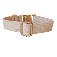 Pet Collar Bow Metal Buckle Lace
