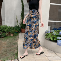 Real Shot Sun-proof Floral Skirt With Various Colors