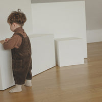 Autumn And Winter Infant Lamp Wick Corduroy Overalls Suit