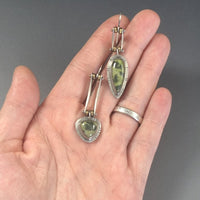 Fashionable Best-selling Minimalist Two-tone Asymmetrical Earrings