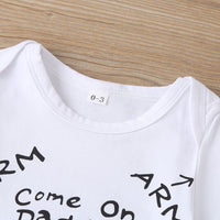 Baby Short-Sleeved Romper Casual European And American Fashion Newborn New One-Piece