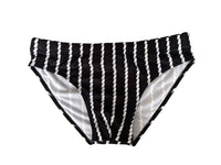 Low Rise Tight Vertical Stripes Beach Training Competition Swimsuit