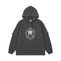 Fashion Letters Hooded Loose Sweater Men