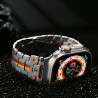 Mens Simple Versatile Stainless Steel Strap For Watch Ultra