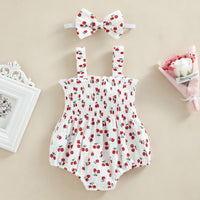Summer Baby Jumpsuit Crawling Suit Printing Cartoon Picture