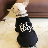 Double Sided Gold Velvet Thickened Dog Sweatshirt