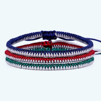 Diamond Knot Handwoven Ethnic-Style Retro Colorful Cord