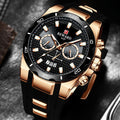 REWARD Mens Watch In Black And Gold With A Cool Design And Calendar Function