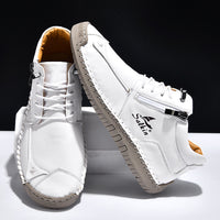 Hand-stitched Unisex Shoes With Soft Soles For Fallwinter