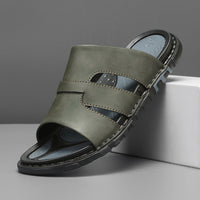 Mens Plus-Size Business Soft-Soled Handmade Slippers