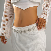 Fashion SUNFLOWER Waist Chain Female Special-interest Design