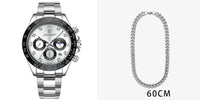 Men's Multi-functional Fashion Waterproof Quartz Watch