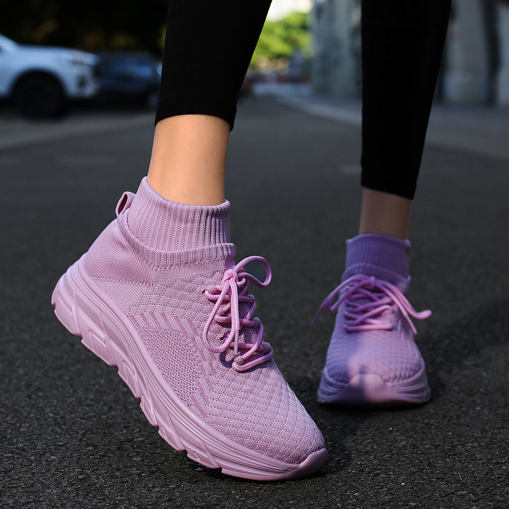 Fashion Stretch Sock Shoes Booties