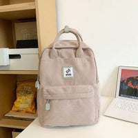 College Student Retro Hand-carrying Backpack Simple Fashion Backpack