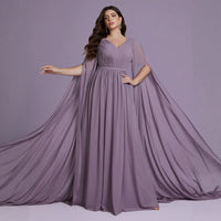 New Womens Long Chiffon Dress