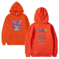 Popular Bear Letter Print Casual Hoodie Sweater