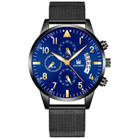 Concept Men's Mesh Strap Calendar Quartz Watch
