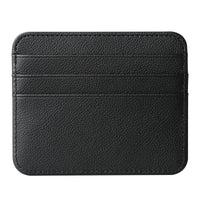 Ultra-thin Double-sided Large Capacity Leather Card Bag