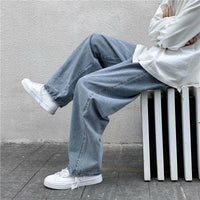 Straight Loose Autumn All-matching Draping Mop Pants