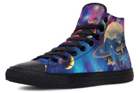 Printed Couple High-top Canvas Shoes