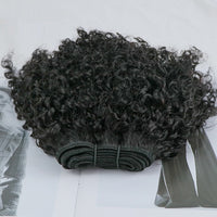 4mm Curly Human Hair Weft