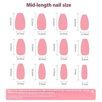 Pearl Broken Aurora Butterfly Wear Nail Tip