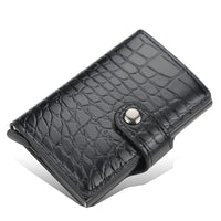 Men's Pattern Card Holder Anti-Magnetic Multiple Card Slots
