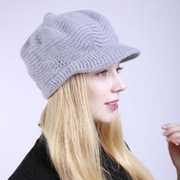 Fleece Fashion Warm Ladies Knitted Hat