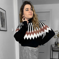 New Ethnic Style Knit Casual Loose Sweater